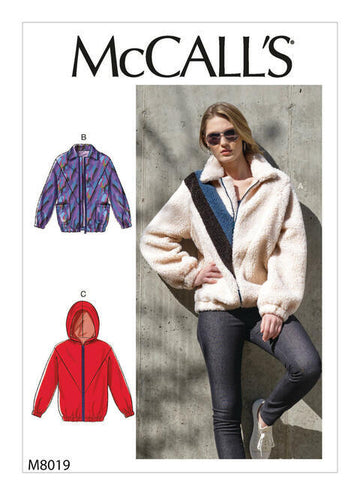 McCall's Misses' Jackets M8019 - Sewing Pattern