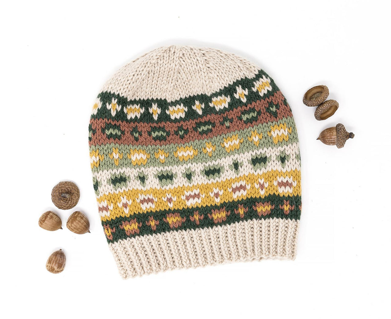 Sola Fair Isle Hat for Adults & Kids