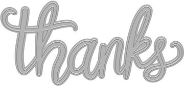 Hero Arts Fancy Dies - Thanks Message
