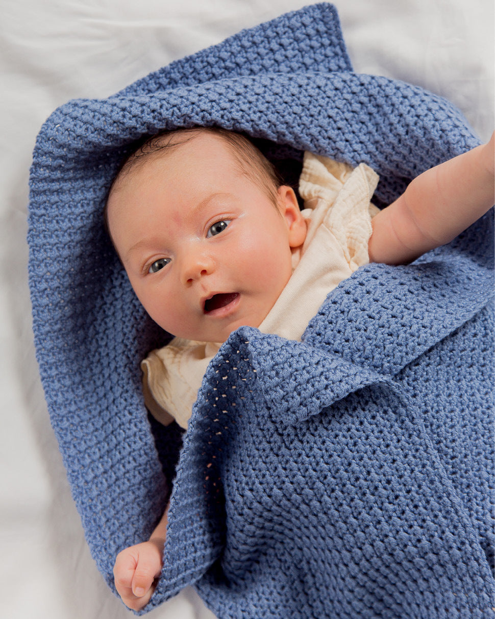 Aurelia Blanket - Crochet Pattern For Babies in MillaMia Naturally Baby Soft by MillaMia
