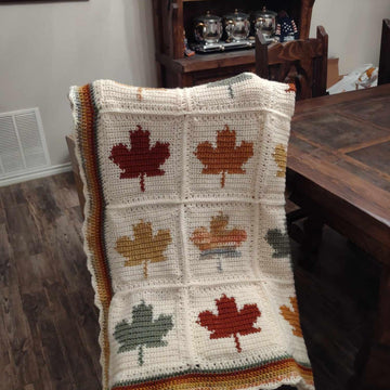 Canadian Maple Leaf Fall Throw