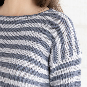 1291 Bacopa - Jumper Knitting Pattern for Women in Valley Yarns Toby