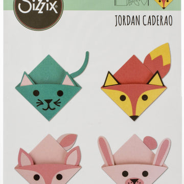 Sizzix Thinlits Dies By Jordan Caderao - Animal Bookmarks