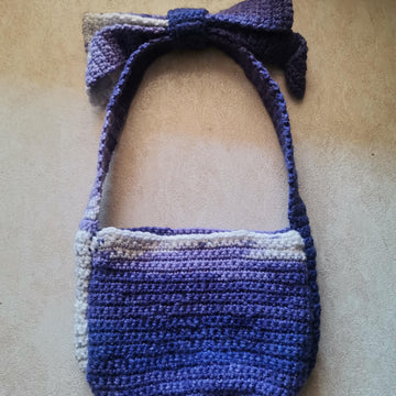 Bow shoulder bag pattern