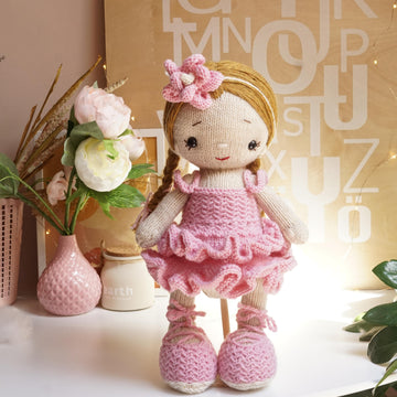 Knitting Pattern Doll Clothes - Outfit "Ballerina"