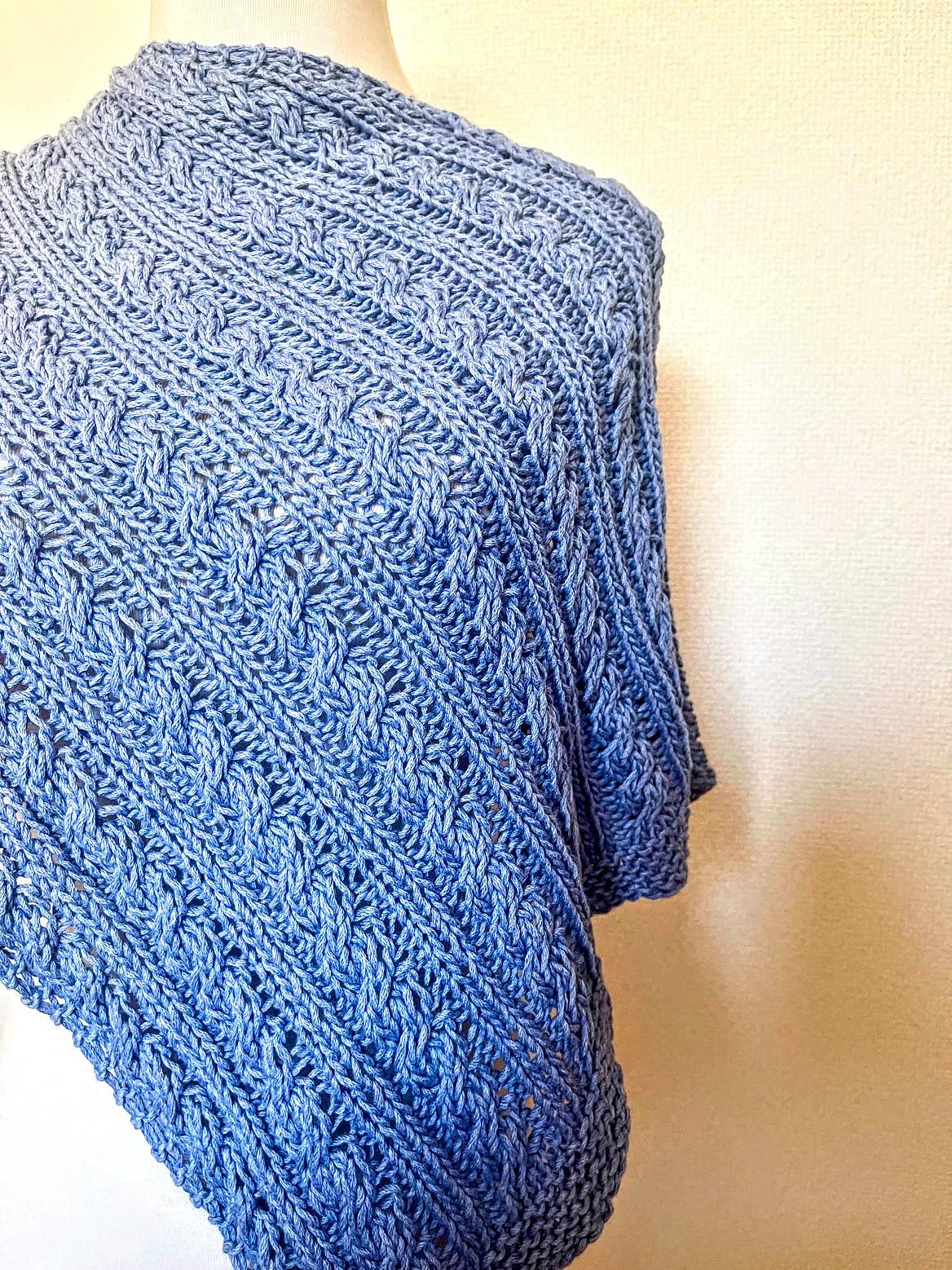 Cabletide Shawl