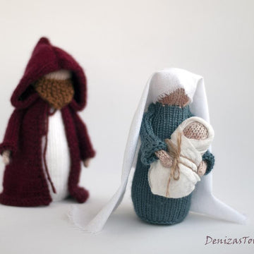 Christmas dolls Mary Joseph and Jesus
