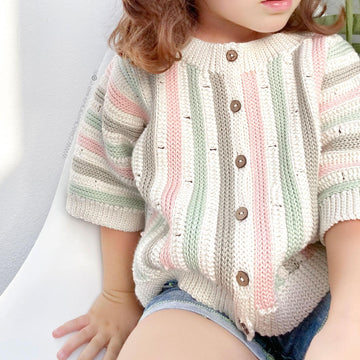 12-24 months - STRIPY Crochet Jacket Pattern