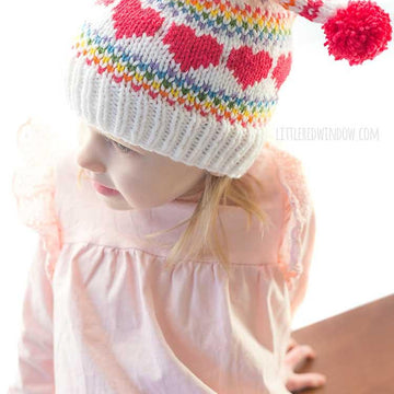 Rainbow Love Stocking Cap