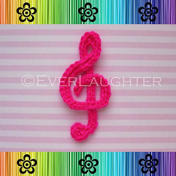 Treble Clef Applique