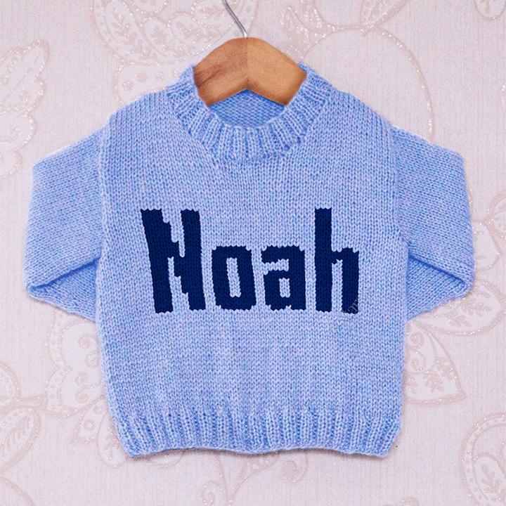 Intarsia - Noah Moniker Chart - Childrens Sweater