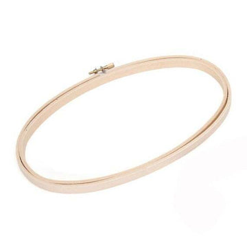 Darice Wood Hoop 3inX5in