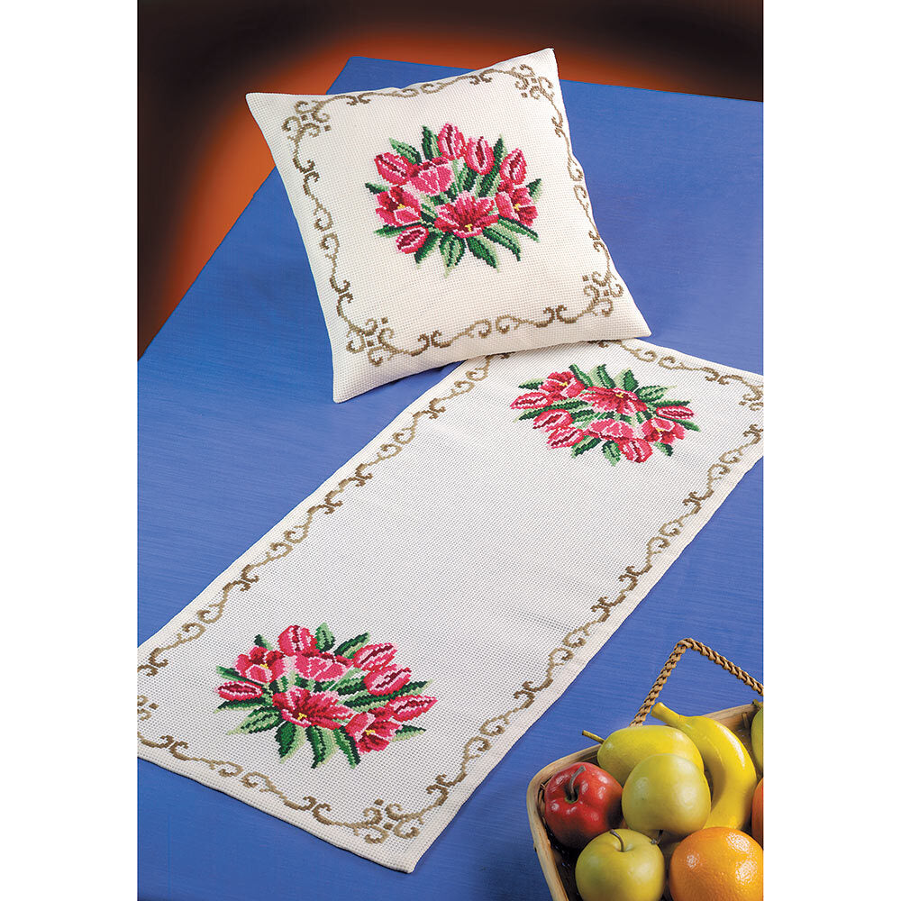 Permin Tulips Cross Stitch Kit