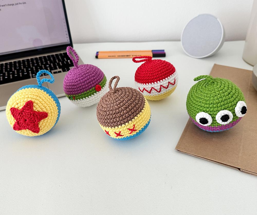 Toy Cowboy & Friends Inspired Christmas Ornament Crochet Pattern Bundle PDF