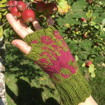 October Rose Mitts