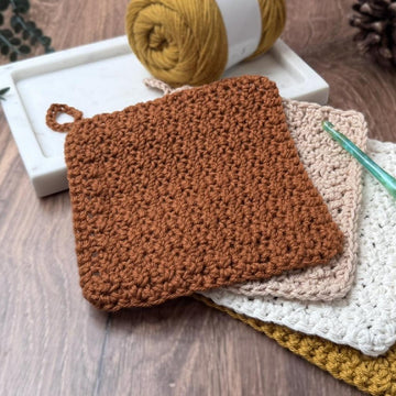 Crunch Stitch Washcloth