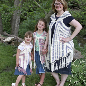 Triangle Trio Boho Vest Child Sizes