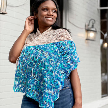 Sand to Sea Shawl