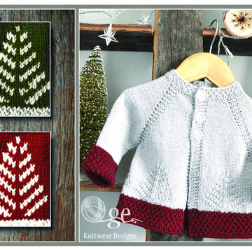 'Fir Christmas' cardigan - P138