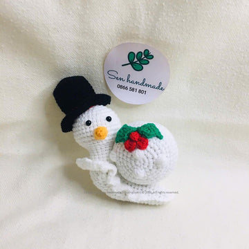 Frosty Snail- Crochet pattern- PDF file- English