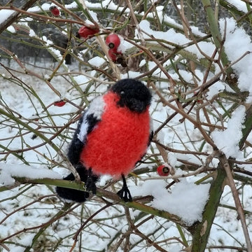 Bullfinch, Tit, Sparrow, Coalmouse bird, Amigurumi bird