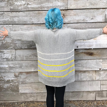 Striped Down Cardi