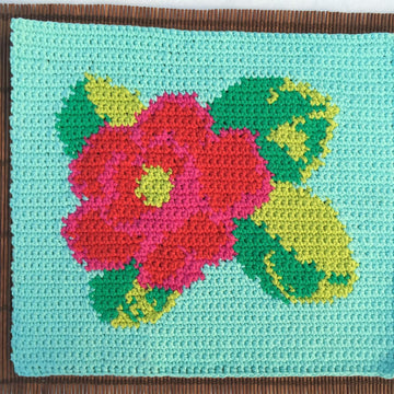 Bohemian Rose Pillow