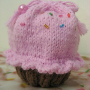 Drawstring Cupcake Purse Knit Pattern