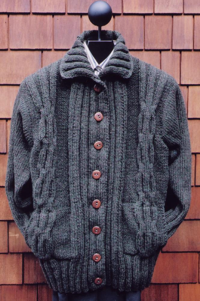MS 151 Cabled Coat-Jacket