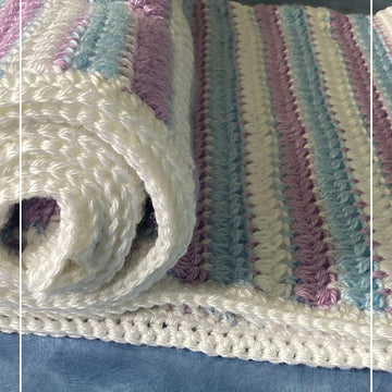 Crochet Blanket Beautiful Stripes