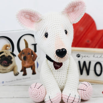 Champ the bull terrier