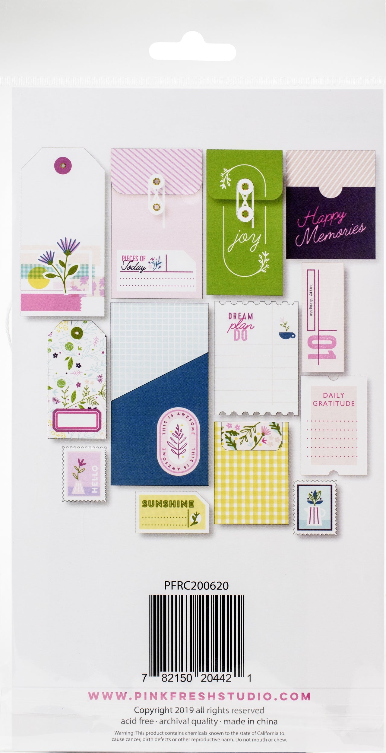 Pinkfresh Studio PinkFresh Stationery Pack - Cardstock Tags, Envelopes, Pockets