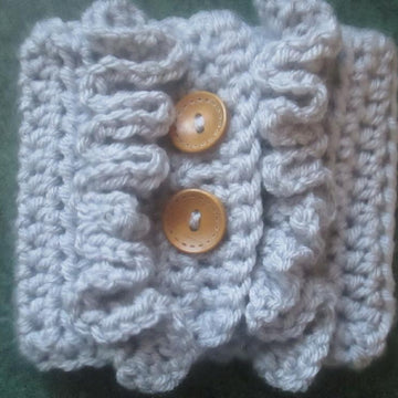 Ruffled Coffee Cozy