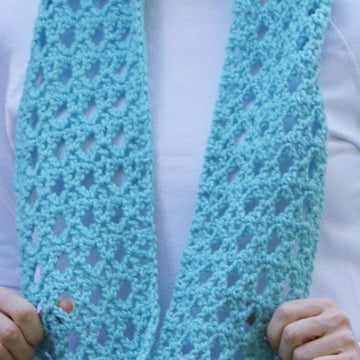 Diamond Lace Infinity Scarf for Girls and Ladies
