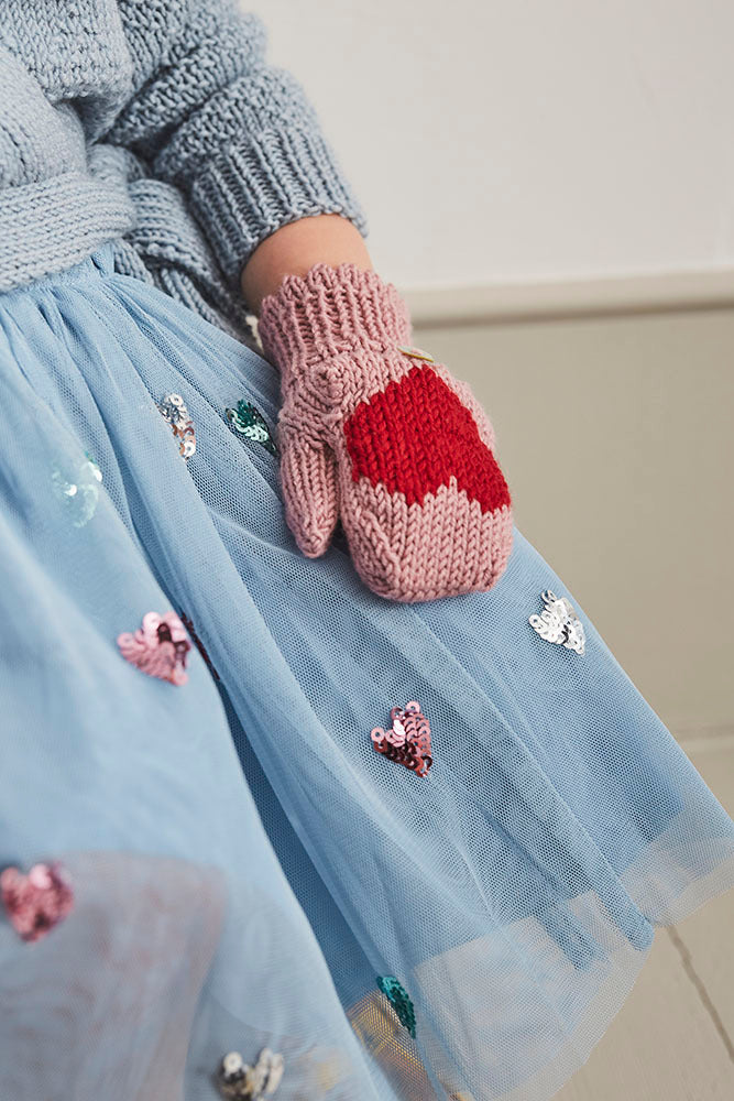 " Bim Child Mittens " - Mittens Knitting Pattern For Girls in MillaMia Naturally Soft Merino by MillaMia