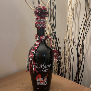 Christmas Bottle Topper Set Knitting Pattern