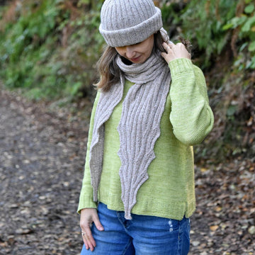 Morning Mist Hat and Scarf set