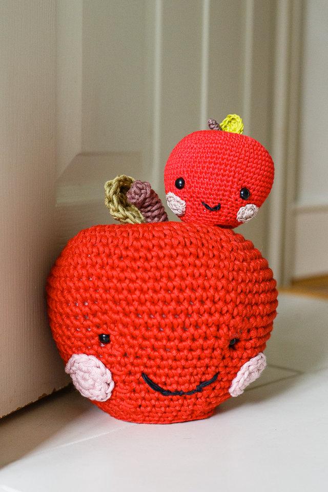 Apple Doorstop and Toy