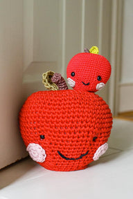 Apple Doorstop and Toy
