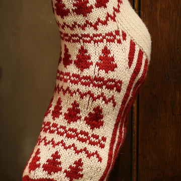 Pine Wood Christmas Stocking