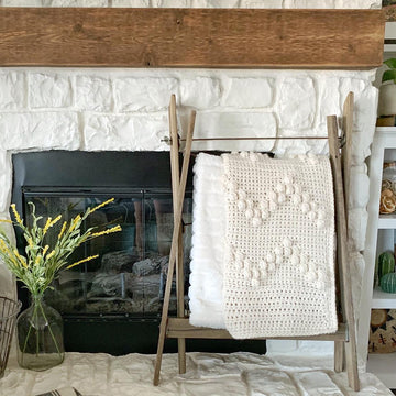 The Chevron Bobble Blanket 062