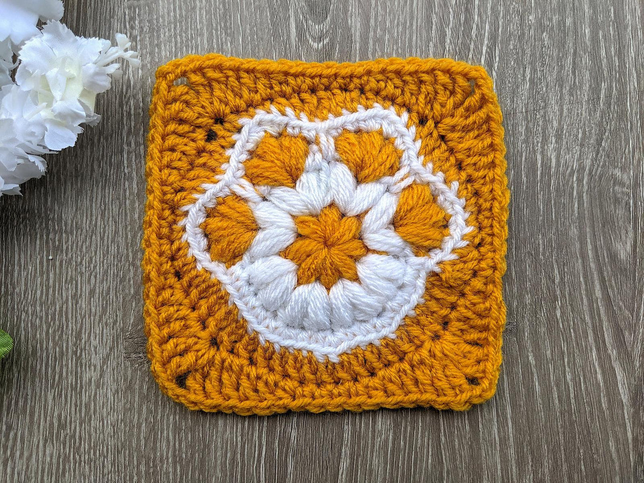 Paw Print Granny Square