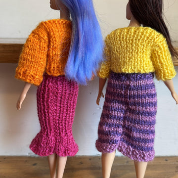 Fashion Doll Sweaters and Skirts