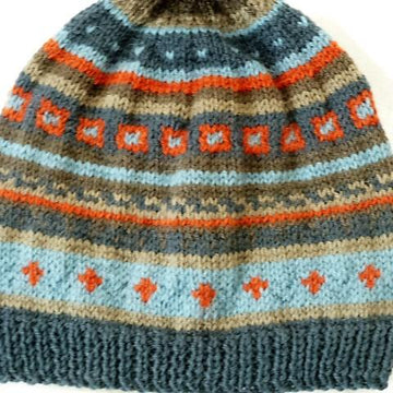 "Lennart"  bonnet fairisle