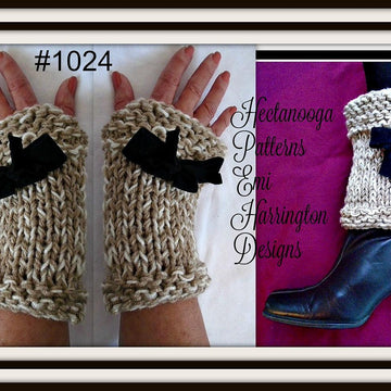 1024 - Set legwarmers and fingerless gloves