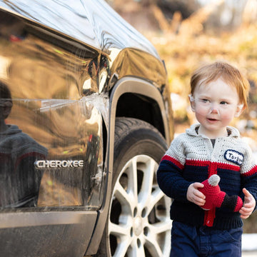 Auto Mechanic Baby Sweater