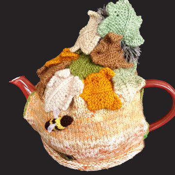 Hedgehog in Autumn Tea Cosy