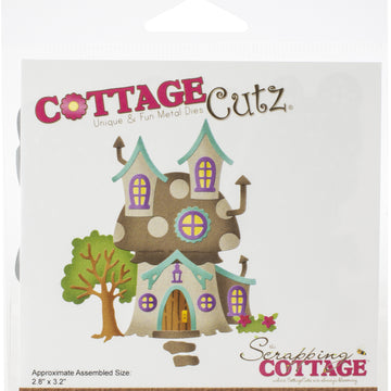 CottageCutz Dies - Mushroom House 2.8"X3.2"