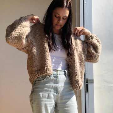 Bulky Cardigan Knitting Pattern