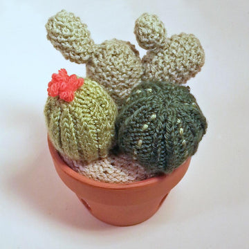 Knitted Cactus Garden